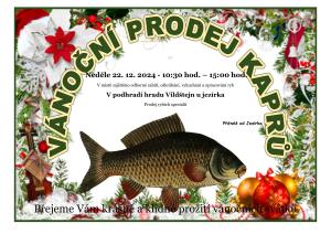 Vánoční prodej kaprů s odborným zpracováním u hradu Vildštejn 1